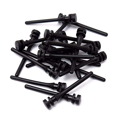 ZHONGJIUYUAN 32 Stück Schraube Pin Niet Gummi PC Lüfter Geräuschabsorbierung Lüfter Anti-Vibration Mount Silikon Schrauben (schwarz) von ZHONGJIUYUAN