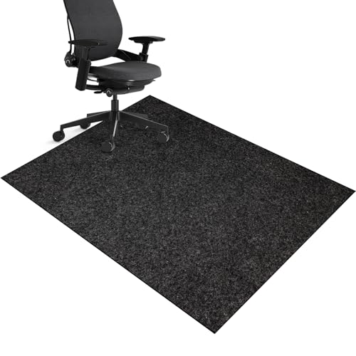 Bodenschutzmatte für Hartböden Schreibtischstuhl Unterlage für Laminat Gaming Stuhl Unterlage für Parkett Bürostuhlmatte Teppich Bürostuhl Unterlage-Kratzfest Geeignet für Büro Zuhause 160 x 200 cm von ZHONGYANAN