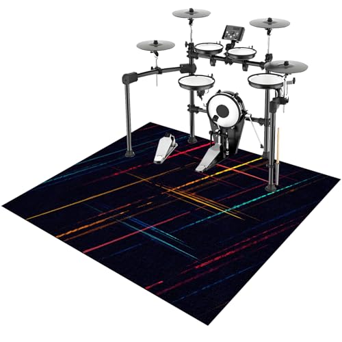Drumteppich Schlagzeugteppich Schalldicht Drum Teppich rutschfest Trommelteppich Musikinstrumente Bodenmatte Elektronisches Jazz Schlagzeug Kit für Bass Snare Drum Schlagzeug Teppich 200 x 170 cm Drumteppich Schlagzeugteppich Schalldicht Drum Teppich rutschfest Trommelteppich Musikinstrumente Bodenmatte Elektronisches Jazz Schlagzeug Kit für Bass Snare Drum Schlagzeug Teppich 200 x 170 cm von ZHONGYANAN