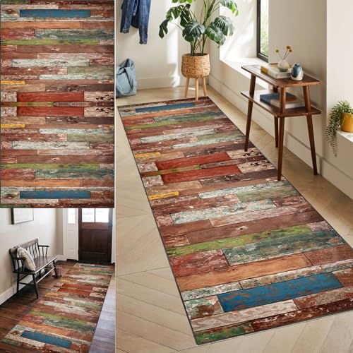 Teppich Flur Läufer 40 x 120 cm Küchenteppich Waschbar rutschfest Küchenläufer Saugfähig, Teppich Läufer Küche Küchenmatte Flur Runner Teppiche für Küche, Esszimmer, Waschküche Leicht Zu Reinigen von ZHONGYANAN