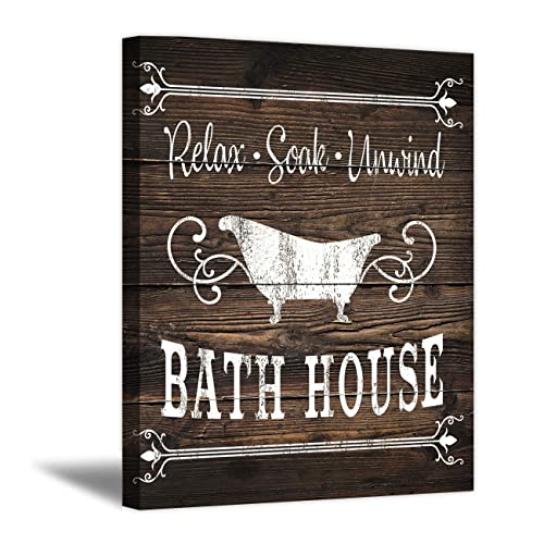 ZHONGYUTONG Lustiges Badezimmer Bild Wanddekoration mit Rahmen Toilette Leinwanddruck Poster Moderne Heimmalerei Dekoration (30x45cm) von ZHONGYUTONG