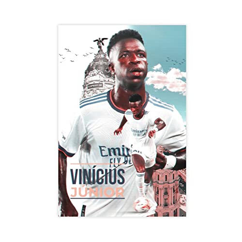 VinIcius Jr Sports Star Art Poster 17 Leinwand Poster Schlafzimmer Dekor Sport Landschaft Büro Raum Dekor Geschenk Unframe:30 x 45 cm von ZHONGZ