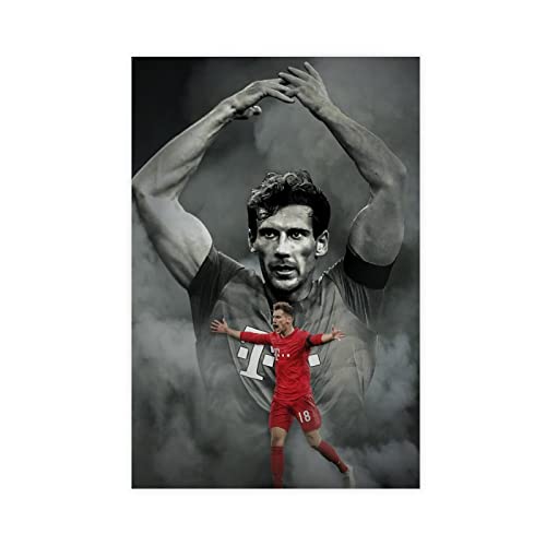 ZHONGZ Leon Goretzka Sportposter Sternkunst 1 Leinwandposter Wandkunst Dekor Druck Bild Gemälde für Wohnzimmer Schlafzimmer Dekoration Rahmen: 30 x 45 cm von ZHONGZ