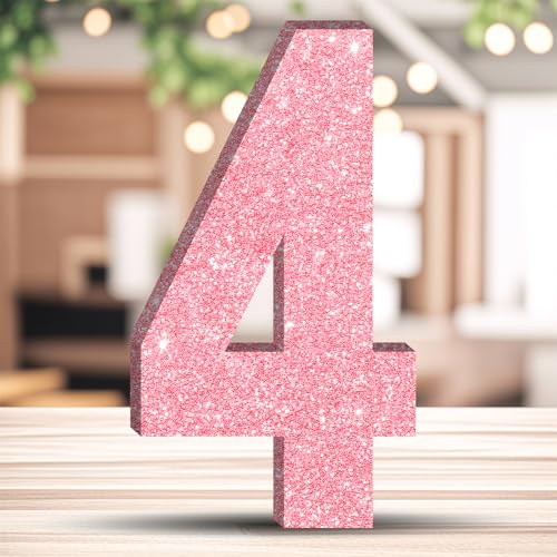 ZHONYEE 20CM Glitzer Geburtstag Zahlen Tischdekoration Freistehende Party Centerpieces Glitzer Rosa Zahlen Dekorationen für Feiern Wiederverwendbar - 4 ZHONYEE 20CM Glitzer Geburtstag Zahlen Tischdekoration Freistehende Party Centerpieces Glitzer Rosa Zahlen Dekorationen für Feiern Wiederverwendbar - 4 von ZHONYEE