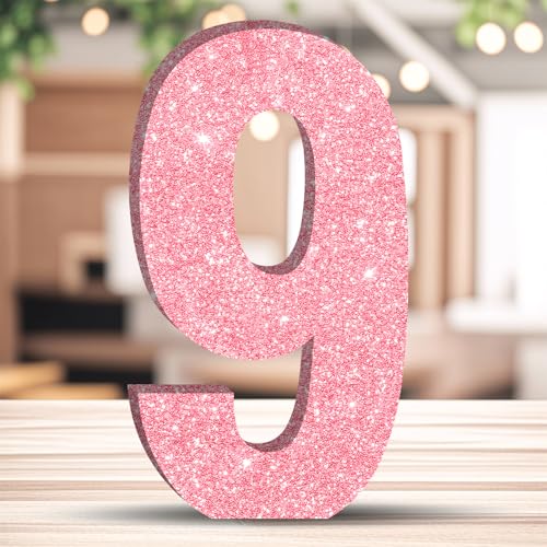 ZHONYEE 20CM Glitzer Geburtstag Zahlen Tischdekoration Freistehende Party Centerpieces Glitzer Rosa Zahlen Dekorationen für Feiern Wiederverwendbar - 9 ZHONYEE 20CM Glitzer Geburtstag Zahlen Tischdekoration Freistehende Party Centerpieces Glitzer Rosa Zahlen Dekorationen für Feiern Wiederverwendbar - 9 von ZHONYEE