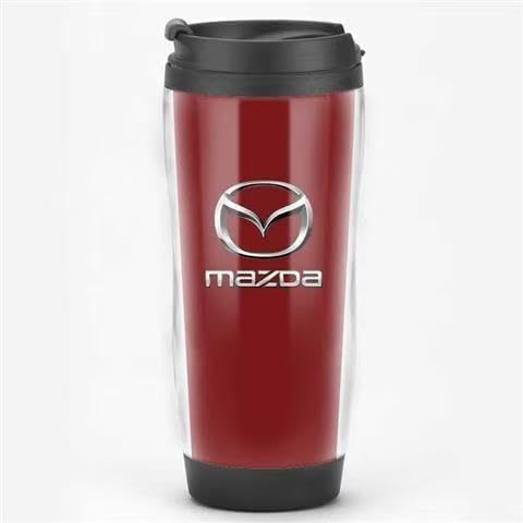 ZHOUFUDA Wiederverwendbare Kaffeebecher Reise für Mazda 5 2008-2010, Thermobecher Kaffee to Go mit Deckel Autobecher Doppelwandig Isoliert Edelstahl Travel Mug,E von ZHOUFUDA