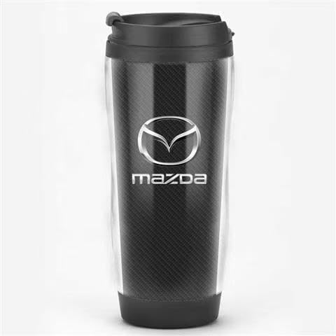 ZHOUFUDA Wiederverwendbare Kaffeebecher Reise für Mazda CX-50 2022-2024, Thermobecher Kaffee to Go mit Deckel Autobecher Doppelwandig Isoliert Edelstahl Travel Mug,B von ZHOUFUDA