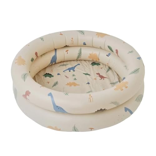 Kinderpool Aufblasbar PVC Verdickt Ozean Bälle Zelt Spielzeug Sommer Spielzeug Aufblasbare Schwimmen Pool Haushalt Garten Hof(White Dragon,34.25in) von ZHOUXYFDC