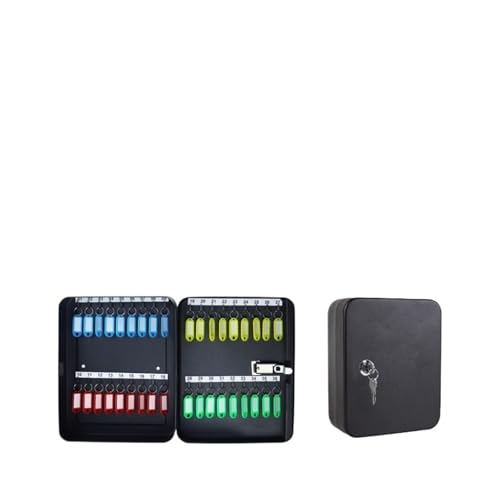 Schlüsselkasten Passwort-Multi-Key-Lock-Box Schlüssel Safe Storage Box Lock Ersatz Autoschlüssel Organizer Box for Home Office Factory Store Verwendung(L-Black-Key) von ZHOUXYFDC