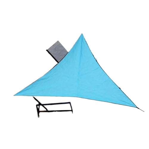 Sonnensegel Dreieckig 3x3x3,0 M Faltbares, wasserdichtes Dreieck-Sonnensegel-Vordach for Outdoor-Aktivitäten, Hinterhof-Markise, Campingzelte, Schattentuch(C) von ZHOUXYFDC