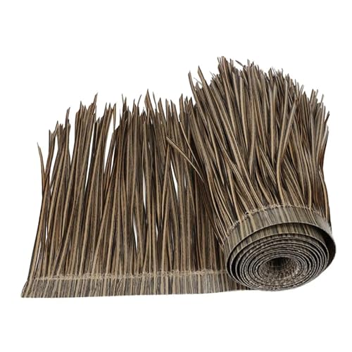 Synthetisches Strohdach Rolle 100 cm x 50 cm Strohdach-Simulationsplatte Palmen-Strohrolle for Gartenterrasse Gartenterrassen-Dekoration Regenschirmabdeckung(Color2) von ZHOUXYFDC