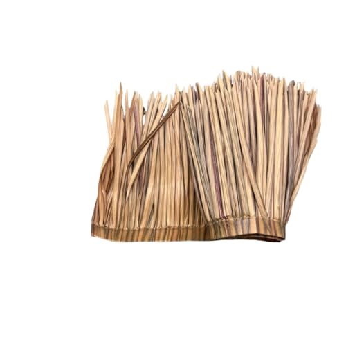 Synthetisches Strohdach Rolle Gras Künstliches Strohdach for Gartenterrasse im Freien Regenschirmabdeckung 1m x 50cm Strohdach Stroh Simulation Panel Palm Stroh(Color5) von ZHOUXYFDC