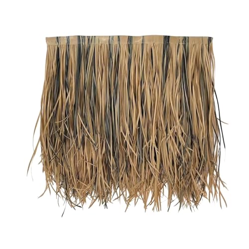 Synthetisches Strohdach Rolle Strohdach Reet Gefälschte Zubehör Outdoor Rasen Simulation Reet Künstliche Stroh Dach Dekoration for Zaun Regenschirm Abdeckung(Style D) von ZHOUXYFDC