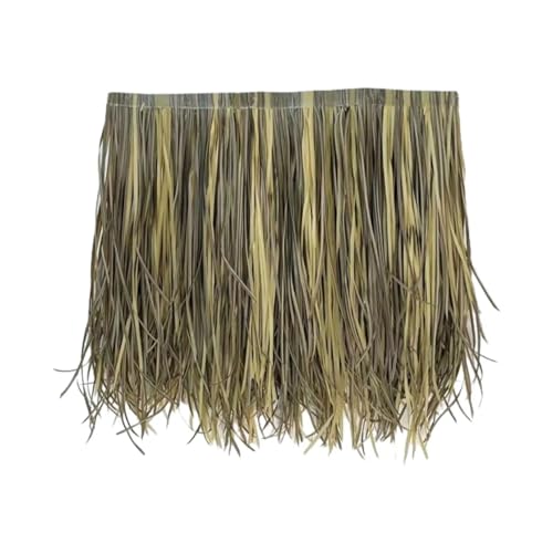 Synthetisches Strohdach Rolle Strohdach Reet Gefälschte Zubehör Outdoor Rasen Simulation Reet Künstliche Stroh Dach Dekoration for Zaun Regenschirm Abdeckung(Style E) von ZHOUXYFDC