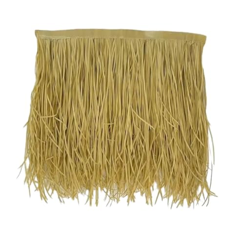 Synthetisches Strohdach Rolle Strohdach Reet Gefälschte Zubehör Outdoor Rasen Simulation Reet Künstliche Stroh Dach Dekoration for Zaun Regenschirm Abdeckung(Style G) von ZHOUXYFDC