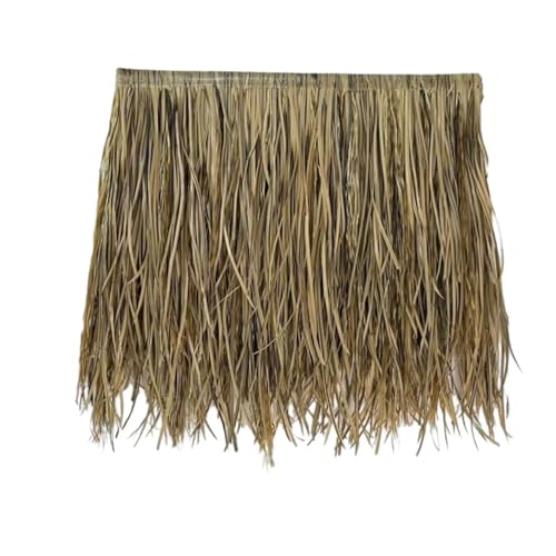 Synthetisches Strohdach Rolle Strohdach Reet Gefälschte Zubehör Outdoor Rasen Simulation Reet Künstliche Stroh Dach Dekoration for Zaun Regenschirm Abdeckung(Style H) von ZHOUXYFDC