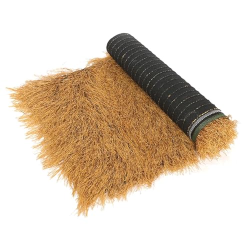 Synthetisches Strohdach Rolle Teppiche Simulierte Stroh Matte Streifen Landschaftsbau Dach Decor Garten Dach Gefälschte Künstliche von ZHOUXYFDC