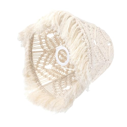 Tassel Lampenschirm Baumwollseil Lampenschirm Weiß Quaste Nachttisch Bauernhaus W Licht Schatten Schlafzimmer Dekor Retro Modern Tassel Lampenschirm Baumwollseil Lampenschirm Weiß Quaste Nachttisch Bauernhaus W Licht Schatten Schlafzimmer Dekor Retro Modern von ZHOUXYFDC