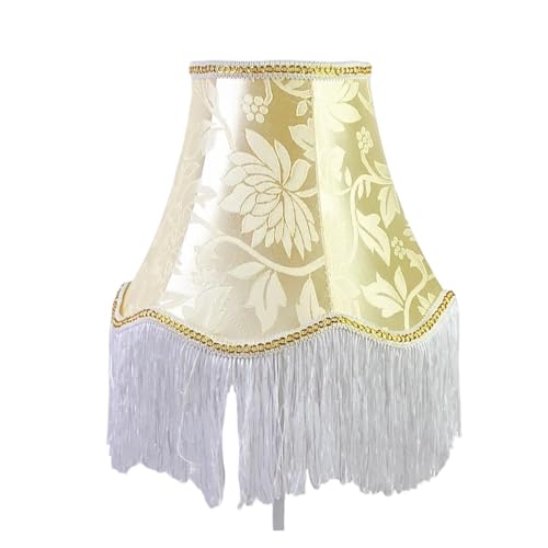 Tassel Lampenschirm Blumenquasten-Lampenschirm, kreative Nachttischlampenabdeckungen for Tischlampen, Beleuchtungszubehör(Color-01) von ZHOUXYFDC