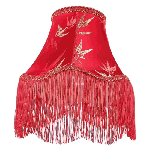 Tassel Lampenschirm Iron Cloth Lampshades Vintage Tassel Fabric Shade For Table Lamp Light Cover Hotel Lighting Accessories von ZHOUXYFDC