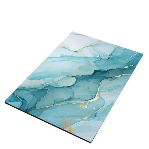 ZHOUXYFDC Anti Rutsch Matte Badematte Badezimmerteppich Super saugfähige Fußmatten Schnelltrocknende rutschfeste Duschunterlage Toilettenteppich Eingangsfußmatte(Deep Blue,40cmx60cm) von ZHOUXYFDC