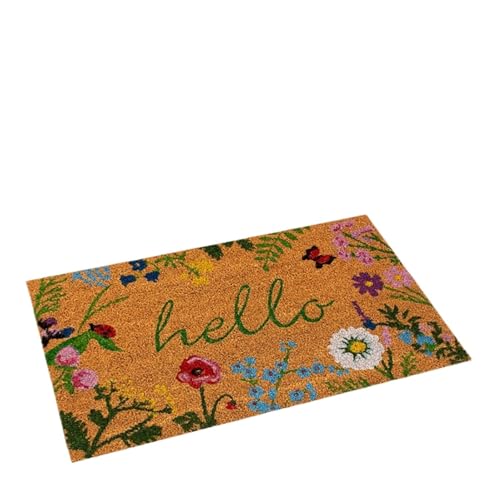 ZHOUXYFDC Anti Rutsch Matte Mode Buchstaben Samt Willkommen Fußmatte Home Küche Bad Maschine waschbar rutschfeste Teppich(40X60CM (1.3X2FT) von ZHOUXYFDC