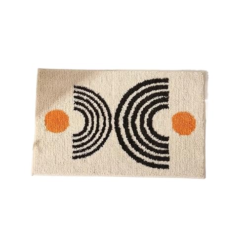 ZHOUXYFDC Anti Rutsch Matte Weiche Badteppiche for Badezimmer, Mikrofaser, weiche, rutschfeste Badematten for die Tube, waschbarer Badeteppich, Flauschiger Plüsch(40x60cm) von ZHOUXYFDC