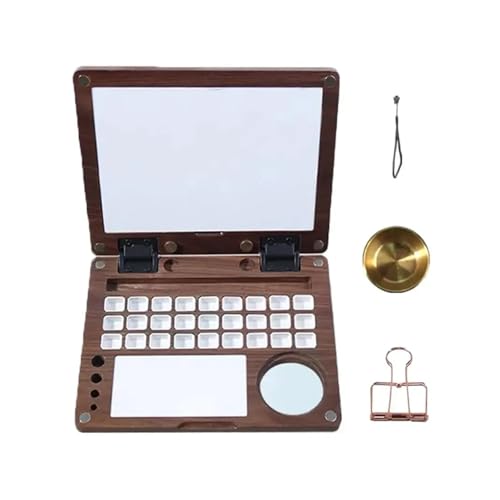 ZHOUXYFDC Aquarell Leerkasten Tragbare multifunktionale Aquarellbox aus Holz, Reisemalerei, Gouache-/Ölkunst-Malpalette ZHOUXYFDC Aquarell Leerkasten Tragbare multifunktionale Aquarellbox aus Holz, Reisemalerei, Gouache-/Ölkunst-Malpalette von ZHOUXYFDC