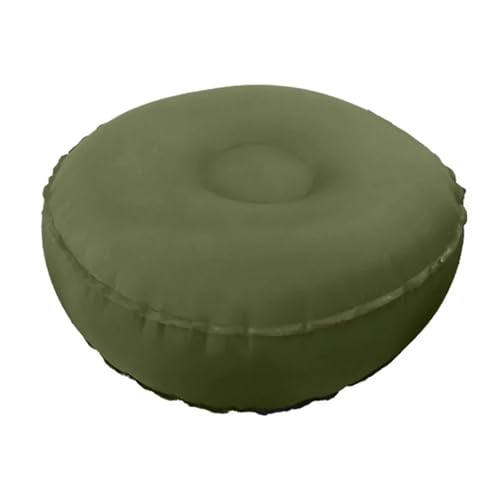 ZHOUXYFDC Aufblasbare Fußstütze Kissen Compact Inflatable Yoga Cushion Footrest Portable and Lightweight Quick Inflation Deflation Dark 42x42x15cm Fitness Accessories(Green) von ZHOUXYFDC