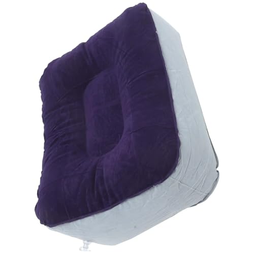 ZHOUXYFDC Aufblasbare Fußstütze Kissen Inflatable Foot Rest Pad Travel Pillow Stool for Feet Under Desk Camp Outdoor Tables Cushion Comfortable Portable Easy Inflate von ZHOUXYFDC
