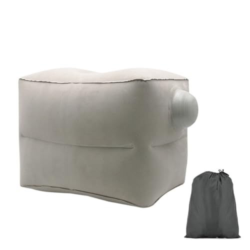 ZHOUXYFDC Aufblasbare Fußstütze Kissen Inflatable Travel Pillow Foot Rest Kids Car Airplane Sleeping Bed Leg Support Height Adjustable Footrest Pillow for Long Trips(Green) von ZHOUXYFDC