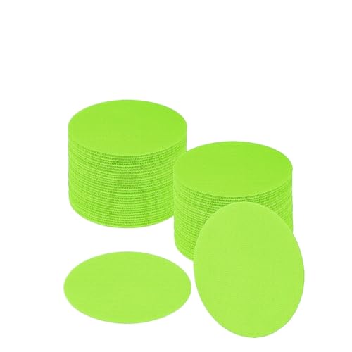ZHOUXYFDC Schlüsselkasten 10 STÜCKE Teppichaufkleber Magic Mark Klassenzimmer Seine Sitzen Teppichflecken Bunte Markierung Runde for Raumdekoration(10PC 12CM LightGren) von ZHOUXYFDC