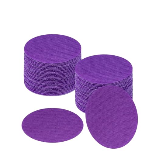 ZHOUXYFDC Schlüsselkasten 10 STÜCKE Teppichaufkleber Magic Mark Klassenzimmer Seine Sitzen Teppichflecken Bunte Markierung Runde for Raumdekoration(10PCS 12CM Purple) von ZHOUXYFDC