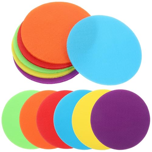 ZHOUXYFDC Schlüsselkasten 30 Pcs Runde Flecken Training Klassenzimmer Runde Teppich Teppich Marker Familie Lehre Teppiche von ZHOUXYFDC