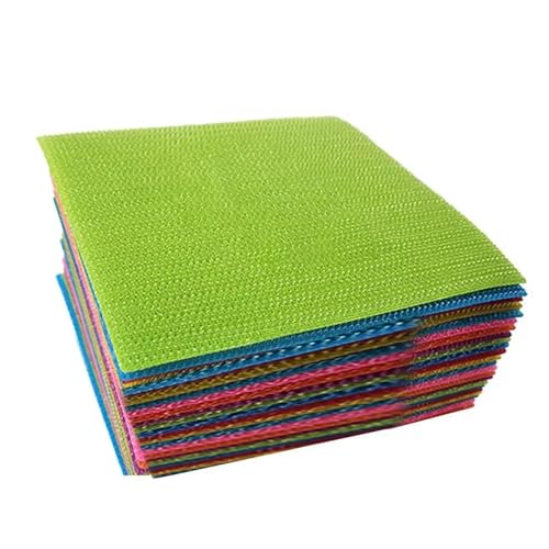 ZHOUXYFDC Schlüsselkasten 30 Stück Bodenspiel Punkt Distanzierung Sozialsport Lehrmittel Teppichmarkierungen Bunte Sitzaufkleber Teppichpunktmarkierungen(Square) von ZHOUXYFDC
