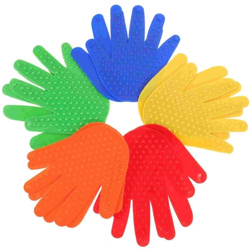 ZHOUXYFDC Schlüsselkasten 5 Paar Handbodenmarkierungen Teppichbereich Teppiche Tennismarkierungen Sporttraining Spot Pads Das Zeichen PVC Site Spots von ZHOUXYFDC