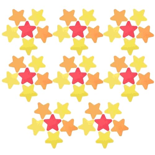 ZHOUXYFDC Schlüsselkasten 50 Pcs Teppich Marker Stern Form Klassenzimmer Dekor Aufkleber Kreis Sitzen Dot Polyester Spot Spiel Decals Liefert von ZHOUXYFDC