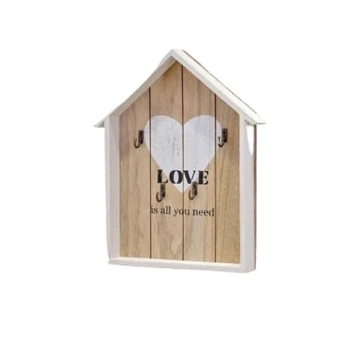 ZHOUXYFDC Schlüsselkasten Haken Wandhaken Schlüsselhalter Wand Home Tastatur Quittungsschlüsselkasten Regal Schlüsselkasten Schmuckregal Wandbehang Holzhaken(5) von ZHOUXYFDC