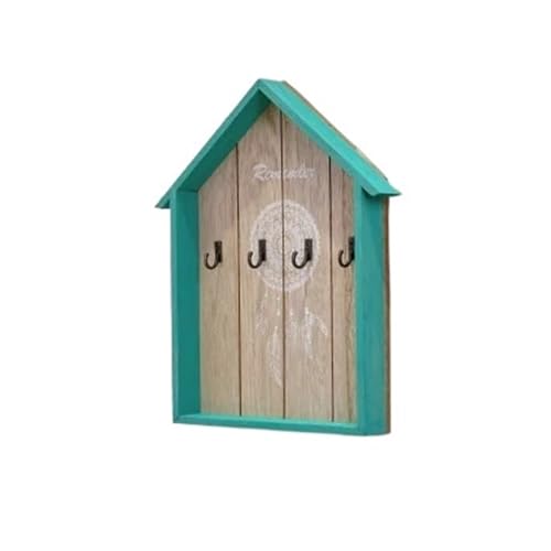 ZHOUXYFDC Schlüsselkasten Haken Wandhaken Schlüsselhalter Wand Home Tastatur Quittungsschlüsselkasten Regal Schlüsselkasten Schmuckregal Wandbehang Holzhaken(7) von ZHOUXYFDC