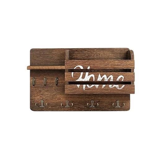 ZHOUXYFDC Schlüsselkasten Home Antiker Schlüsselhalter aus Holz, Haken, Mail-Organizer, Wandregal, Garderobenständer, Kleiderbügel, Küchenaufbewahrung, Wohnaccessoires, Schlüsselbundbox ZHOUXYFDC Schlüsselkasten Home Antiker Schlüsselhalter aus Holz, Haken, Mail-Organizer, Wandregal, Garderobenständer, Kleiderbügel, Küchenaufbewahrung, Wohnaccessoires, Schlüsselbundbox von ZHOUXYFDC