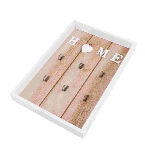 ZHOUXYFDC Schlüsselkasten Schlüsselkasten aus Holz zur Wandmontage, Schlüsselhalter, Schlüsselverwaltung, Aufbewahrungs-Organizer for Zuhause, Büro, Eingangsbereich, Wandbehang(As Shown) von ZHOUXYFDC