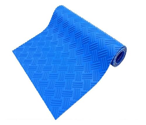 ZHOUXYFDC Schwimmbadleitermatte 16X36in Poolleitermatte - Schwimmbad-Stufenmatte + rutschfeste Textur - Leiterpolster for oberirdische Poolfolien und Treppen(Blue A) von ZHOUXYFDC