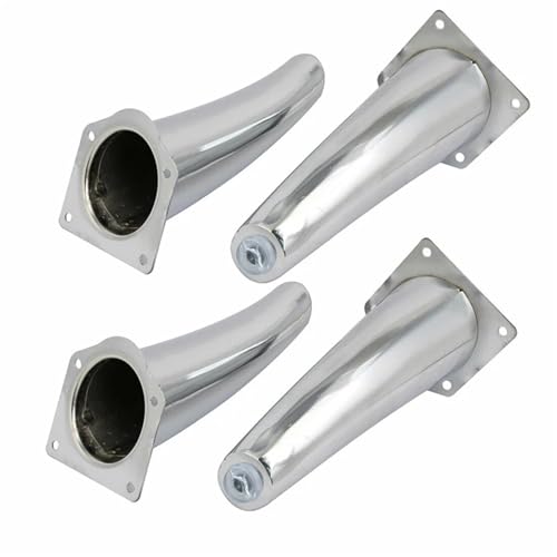 ZHOUXYFDC Tischbeine 130 mm hohe Metall-Schrankbeinfüße mit Schraubenmontage, silberfarben von ZHOUXYFDC