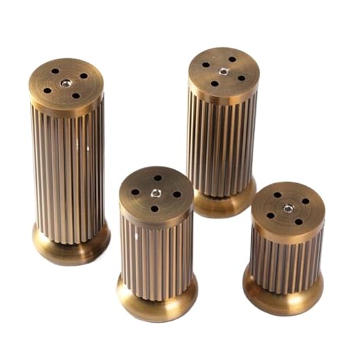 ZHOUXYFDC Tischbeine 8CM-15CM Antikes Kupfer Verstellbare Möbelbeine Zinklegierung Tisch Und Stuhl Sofa Schrank Sofa Bett Stützfüße Mit Schrauben(10cm 1pcs) von ZHOUXYFDC
