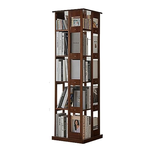 ZHOUYING 2/4/5 Ebenen Vertikales Bücherregal Home Study Schlafzimmer Wohnzimmer Bücherregal Einfach zu installierendes Regal Bücherregal von ZHOUYING