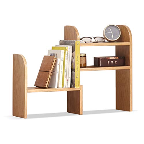 ZHOUYING Bücherregale, Schreibtisch-Bücherregal, erweiterbarer Desktop-Organizer, Tisch-Bücherregal, Erweiterungs-Bücherregal, verstellbar für Büro- und Heim-Bücherregal von ZHOUYING