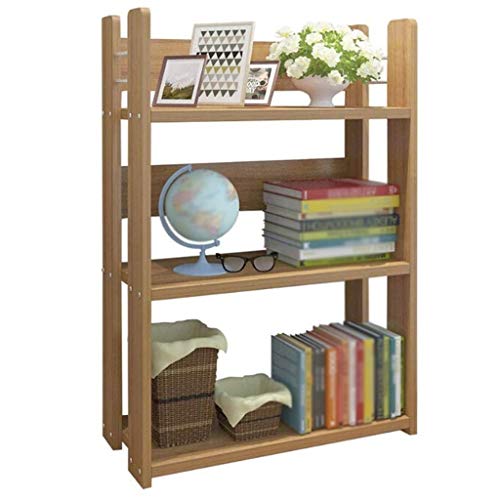 ZHOUYING Einfaches Bücherregal, Lagerregale, Studenten-Bücherregal, Büro, einfaches Bücherregal, Holz von ZHOUYING