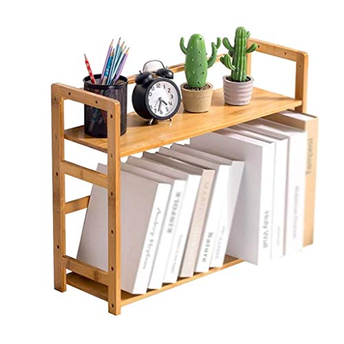 ZHOUYING Einfaches Massivholz-Schreibtisch-Bücherregal, Student mit kleinem Bücherregal-Lagerregal-Bücherregal von ZHOUYING