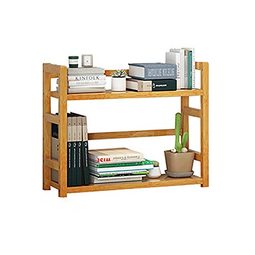 ZHOUYING Erweiterbarer Holz-Desktop-Aufbewahrungsorganisator, Mehrzweck-Schreibtisch-Bücherregal, Ausstellungsregal, Arbeitsplatten-Bücherregal für das Büro und Zuhause von ZHOUYING