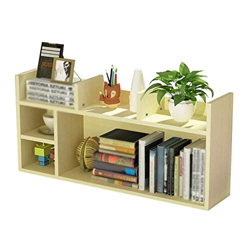 ZHOUYING Schlichtes, modernes Bücherregal für den Schreibtisch, Regal, einfaches Bücherregal für den Schreibtisch, kleines Bücherregal fürs Büro von ZHOUYING